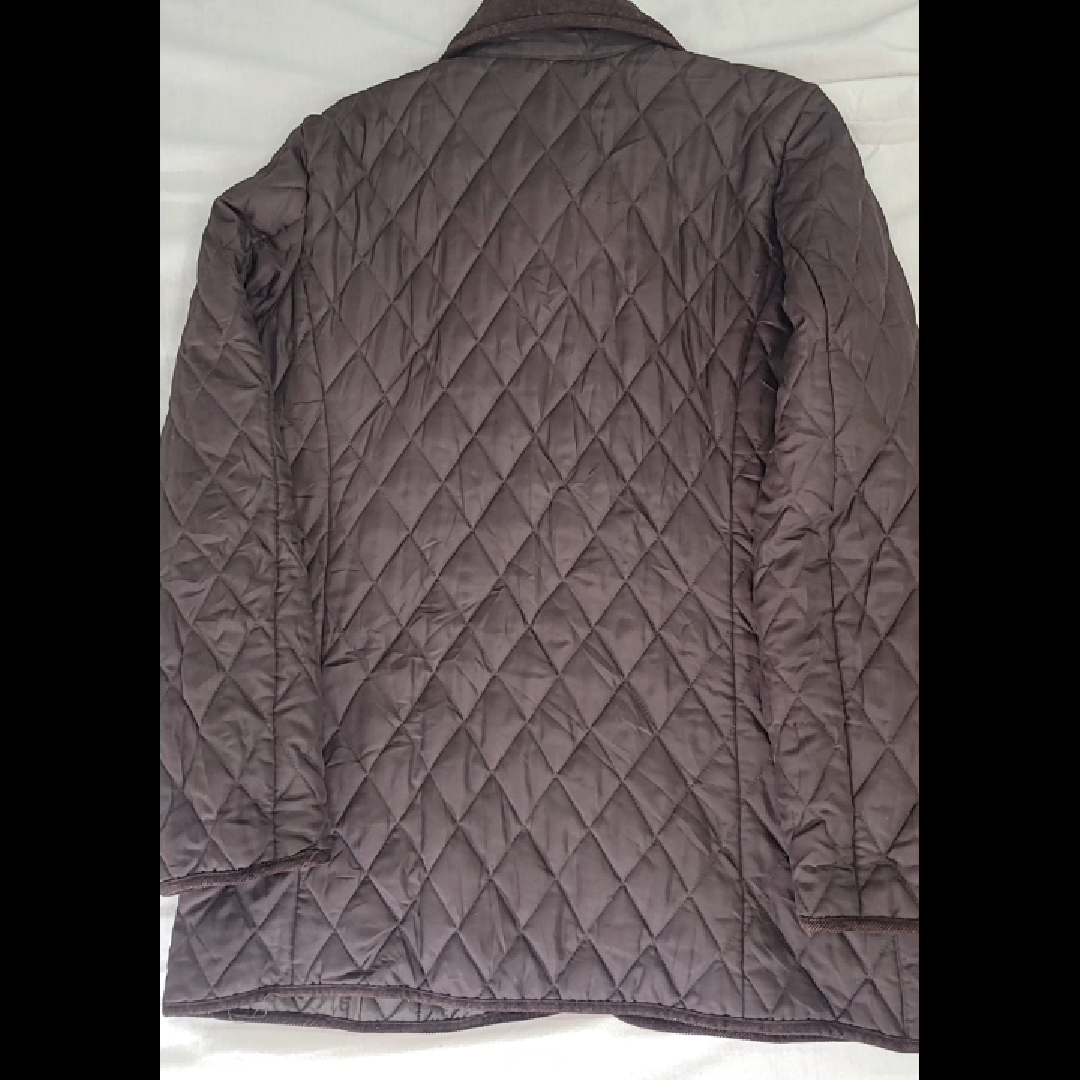 Real Clothes Quilted Jacket Corduroy Collar Size 8 (M)