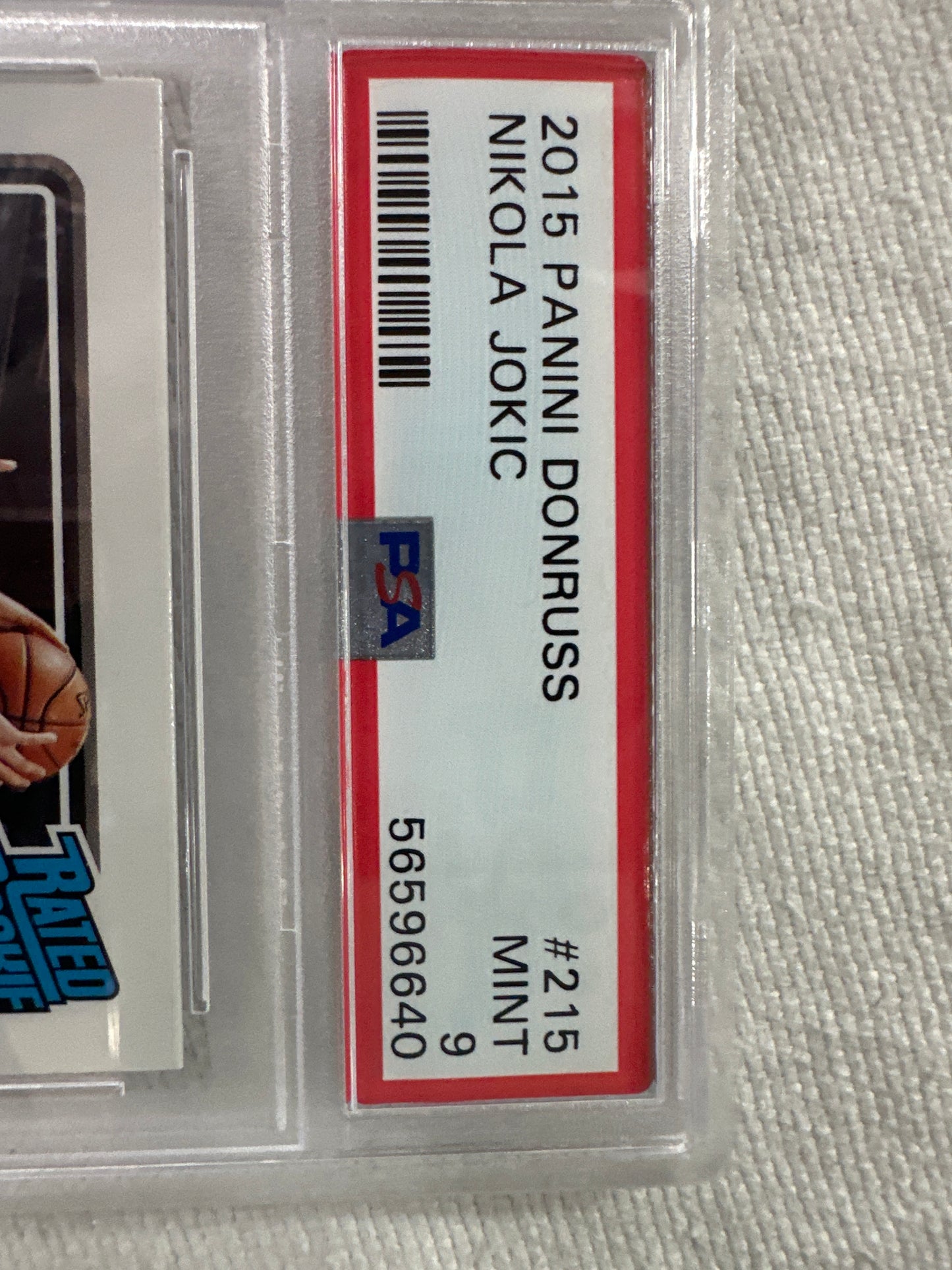 2015 Panini Donruss Nikola Jokic #215 PSA 9 Mint