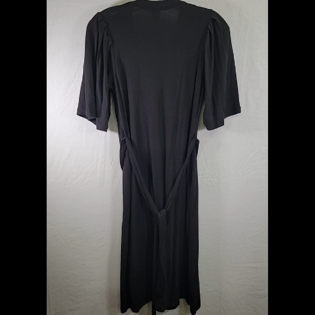 Every Grey Women's Black Short Sleeve Dress Size S