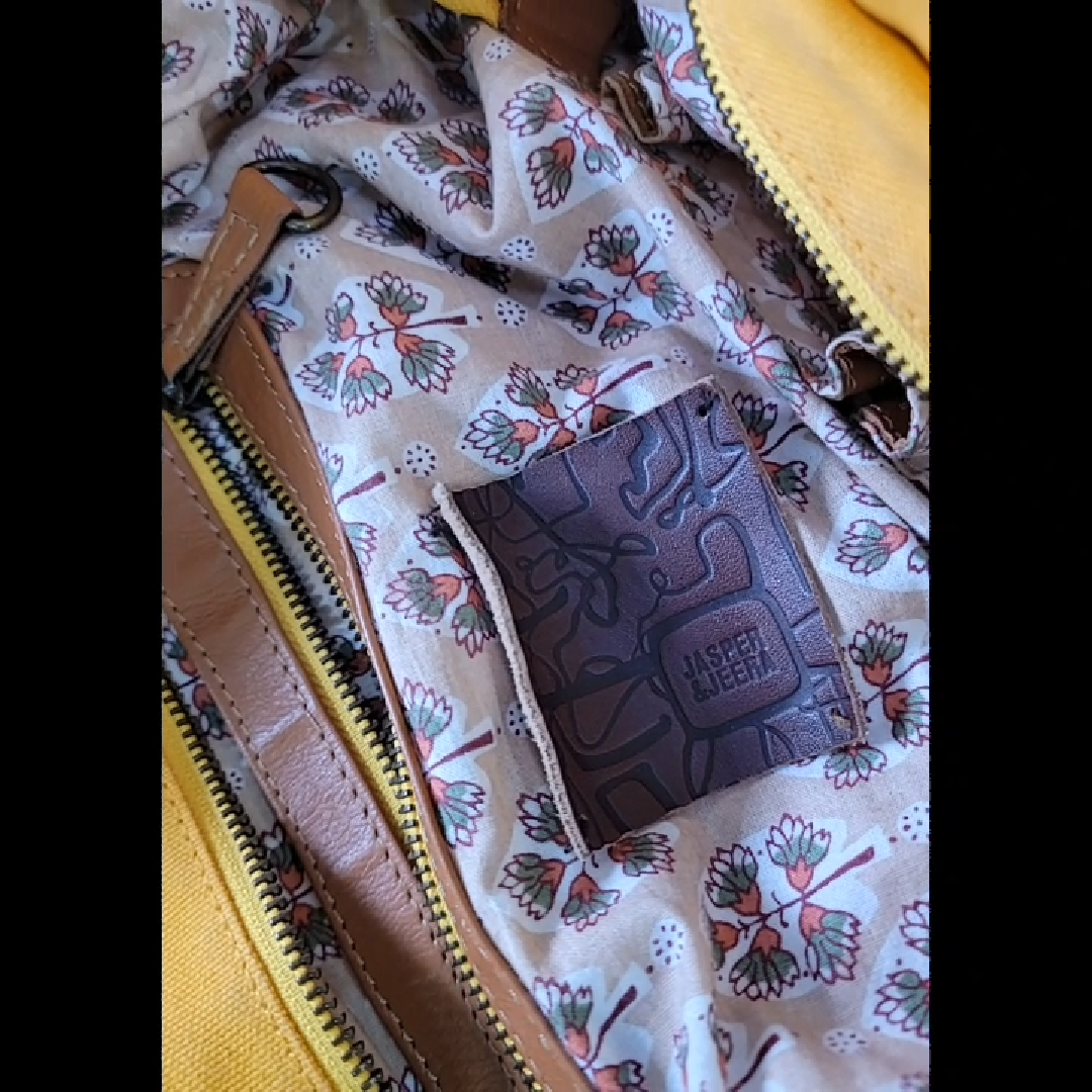 Jasper & Jeera Yellow Bag