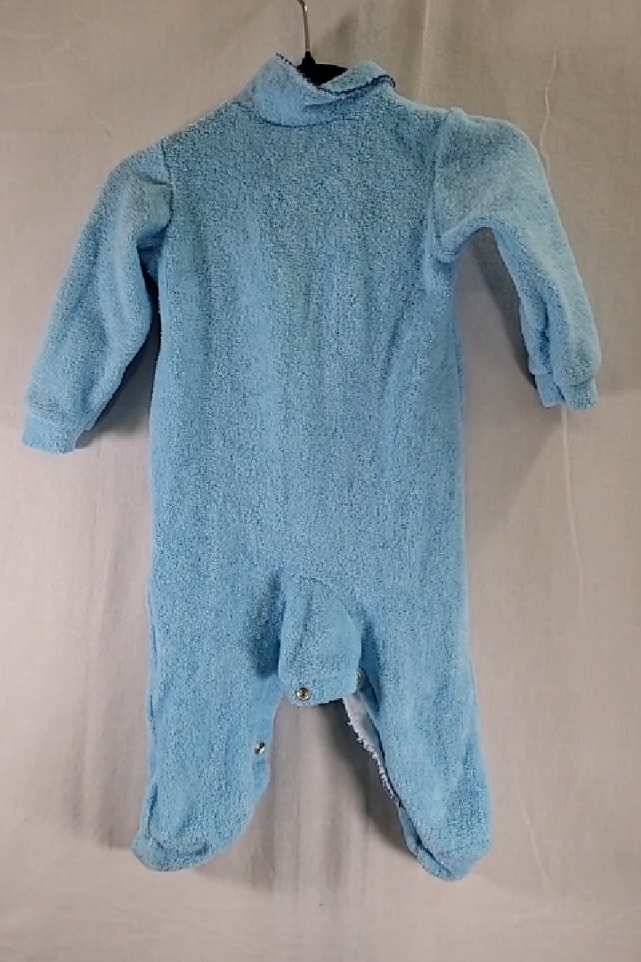 Vintage Rocking Horse Blue Onesie Size S