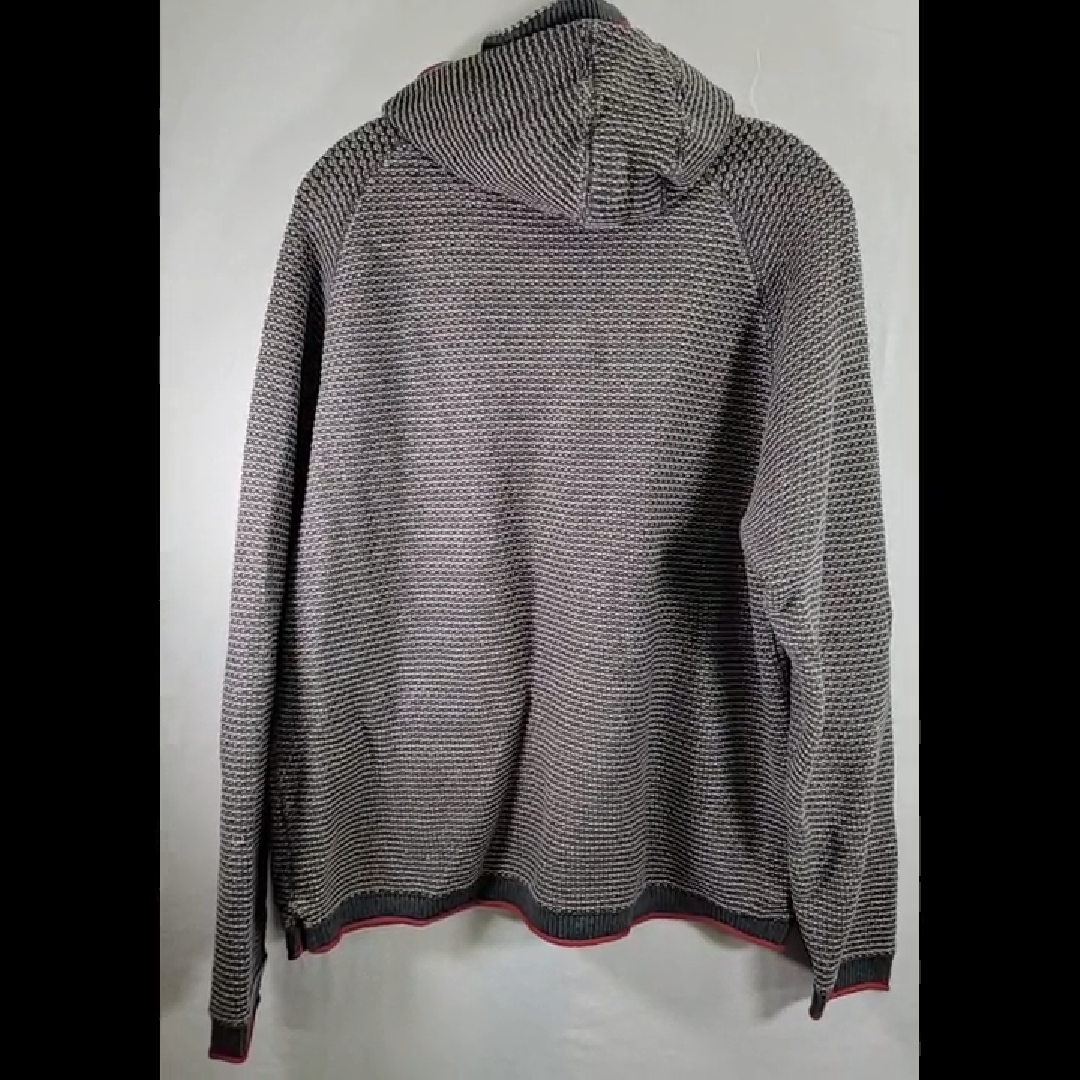 carbon2cobalt Men's Knitted Hoodie Size L