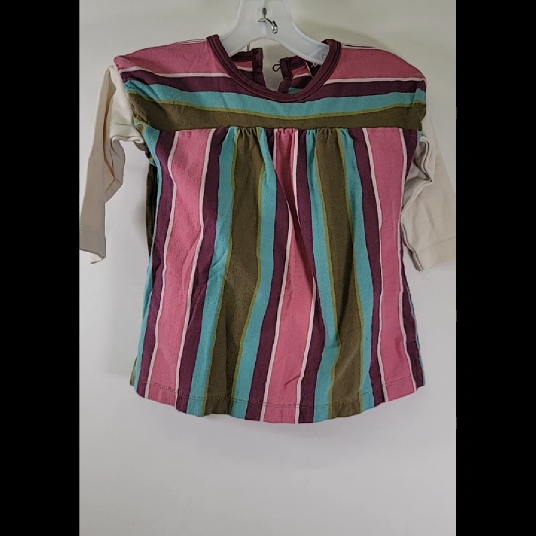 Tea Colorful Striped Baby Outfit Size 6-12 MO