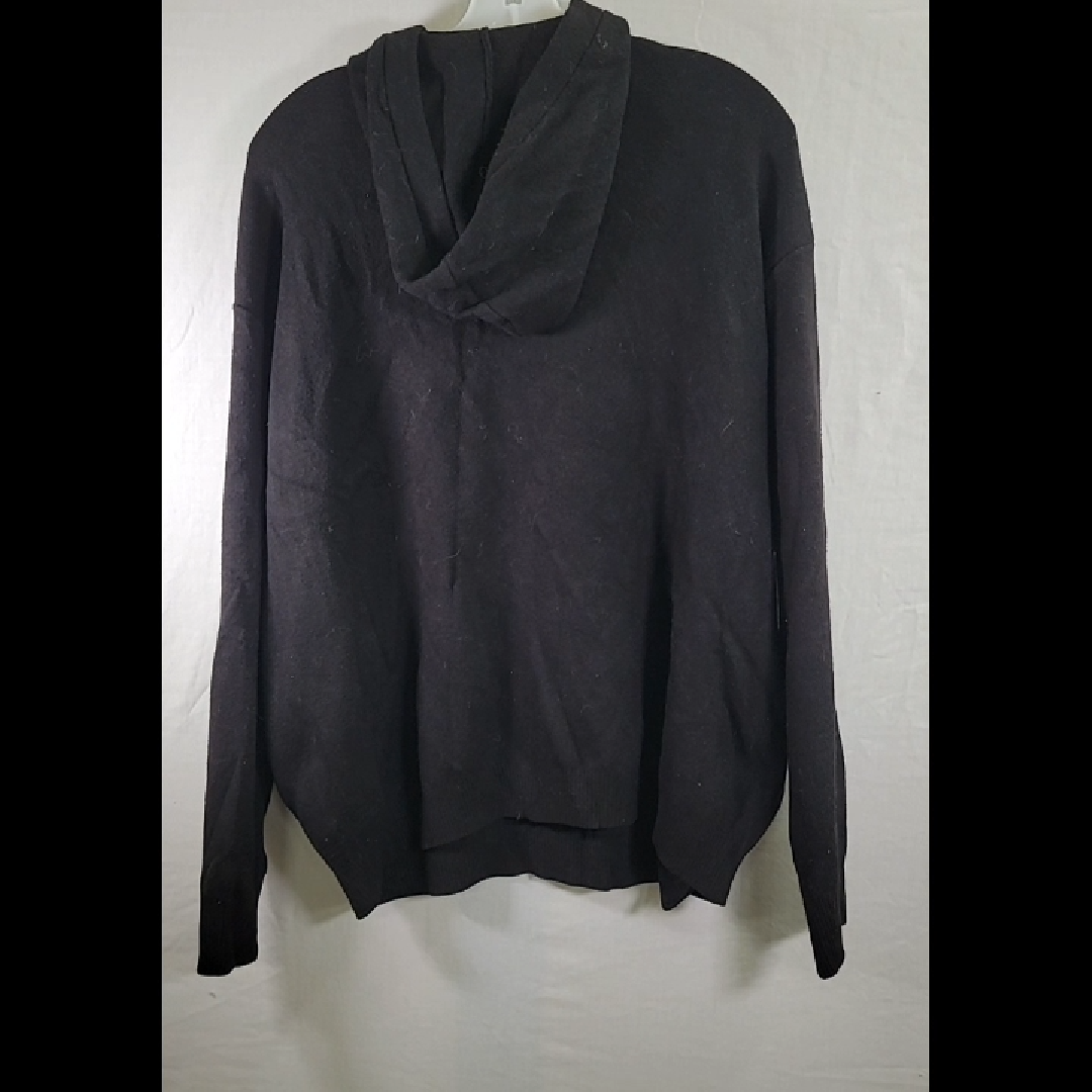 ZARA Women's Black Hoodie Size L