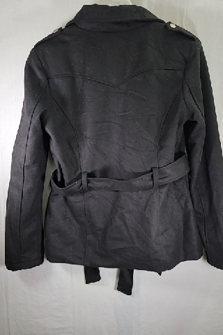 New Look Women's Black Wool Blend Jacket Size L