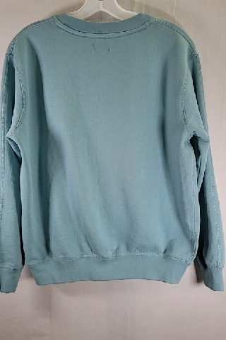 Cheap Monday Light Teal Skull Graphic Sweatshirt Size M