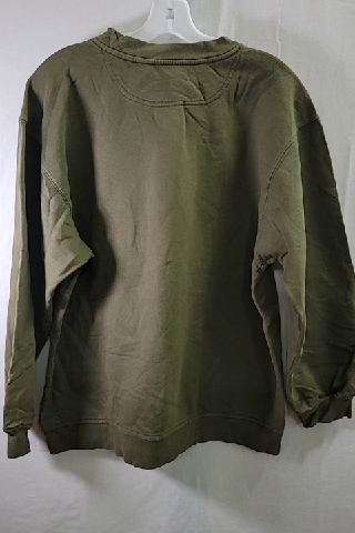 Team Two Olive Green Sweatshirt Men's Size L