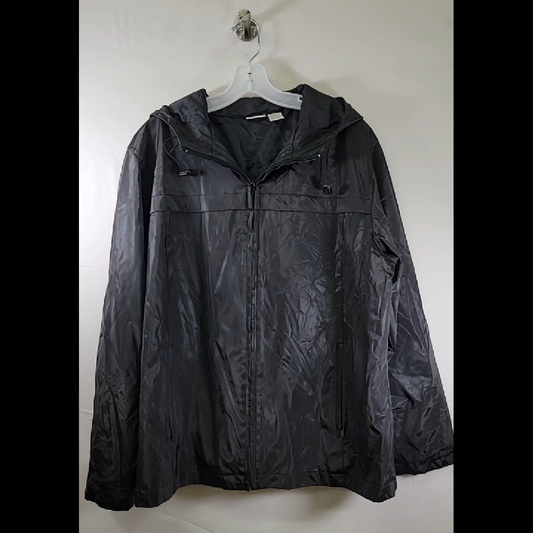 Men's Lightweight Black Jacket with Hood