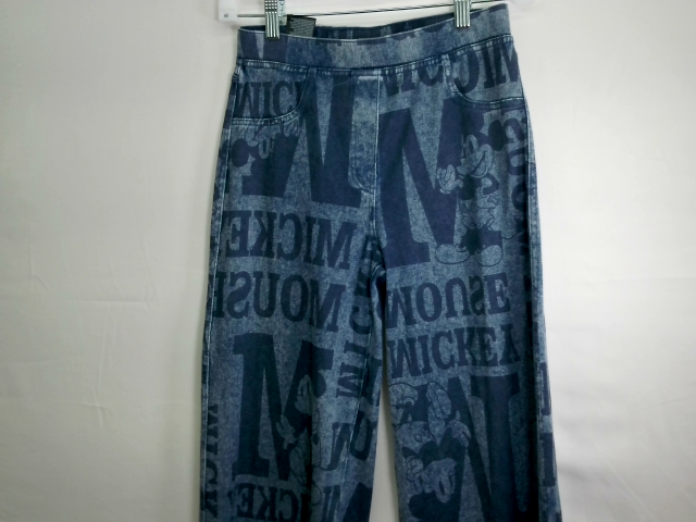 H&M Mickey Wide Leg Printed Jeggings Size 20