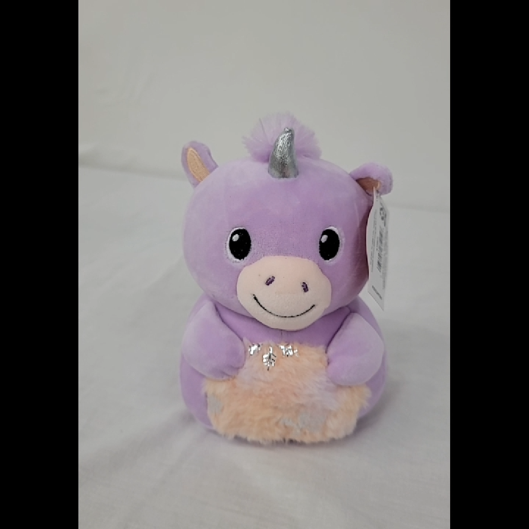 Adorable Purple Unicorn Plush Toy