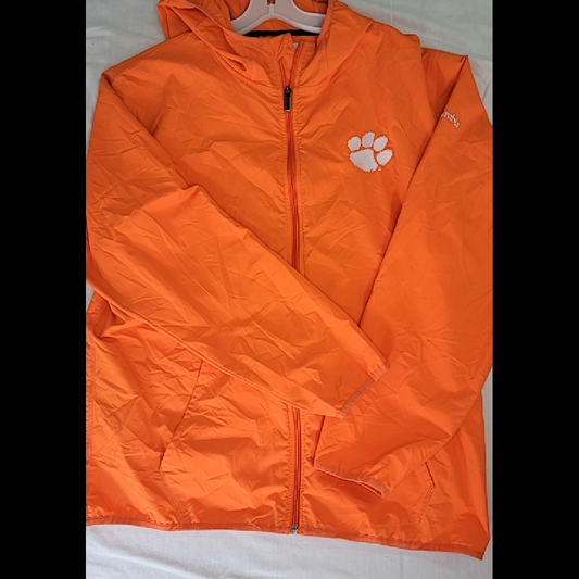 Columbia Orange Clemson Tigers Jacket Size L