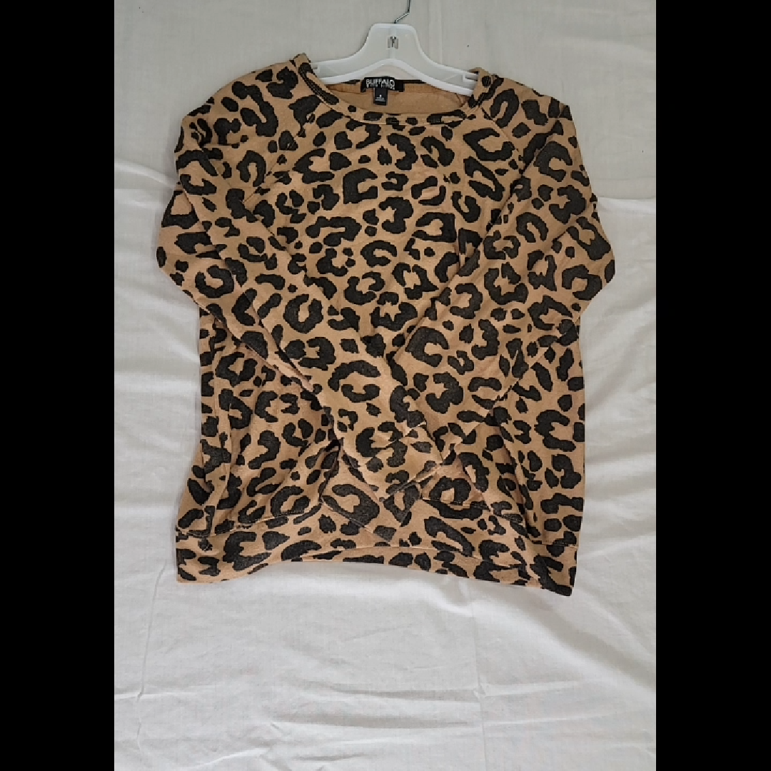 Buffalo Leopard Print Sweater - Size S