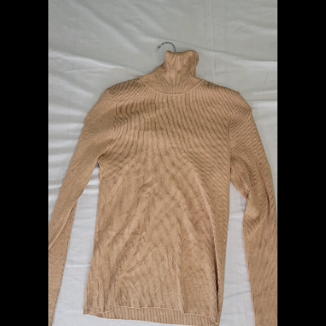 Ethos Women's Ribbed Mock Neck Sweater