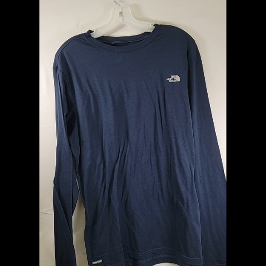 The North Face Men's Long Sleeve Shirt - Navy Blue