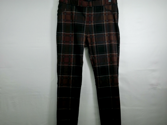 Sanctuary Brown and Blue York Plaid Pants Size L