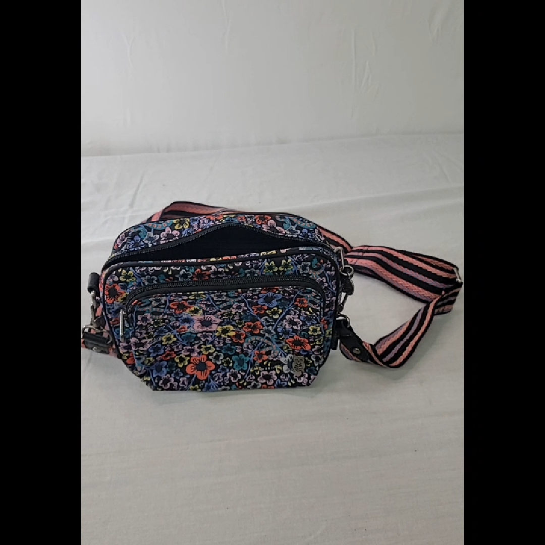 Stylish Multicolored Floral Crossbody Bag