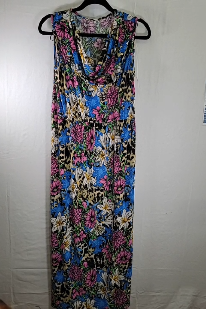 Floral Print Maxi Dress Size XL/XXL
