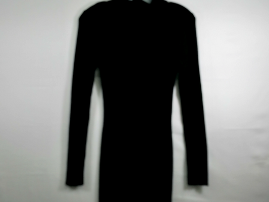 Planet Gold Knit Long Sleeve Ribbed Maxi Dress Size L
