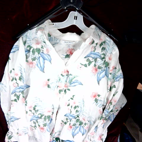 Tommy Bahama Women's Colorful Floral Button Up Shirt Long Sleeve Size Medium | eBay