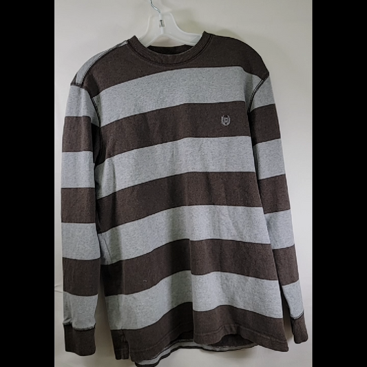 Men's Striped Long Sleeve Sweater