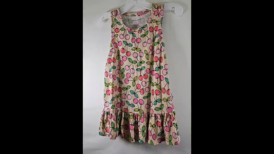 Posh peanut Cherry Dress Size 5T-6T