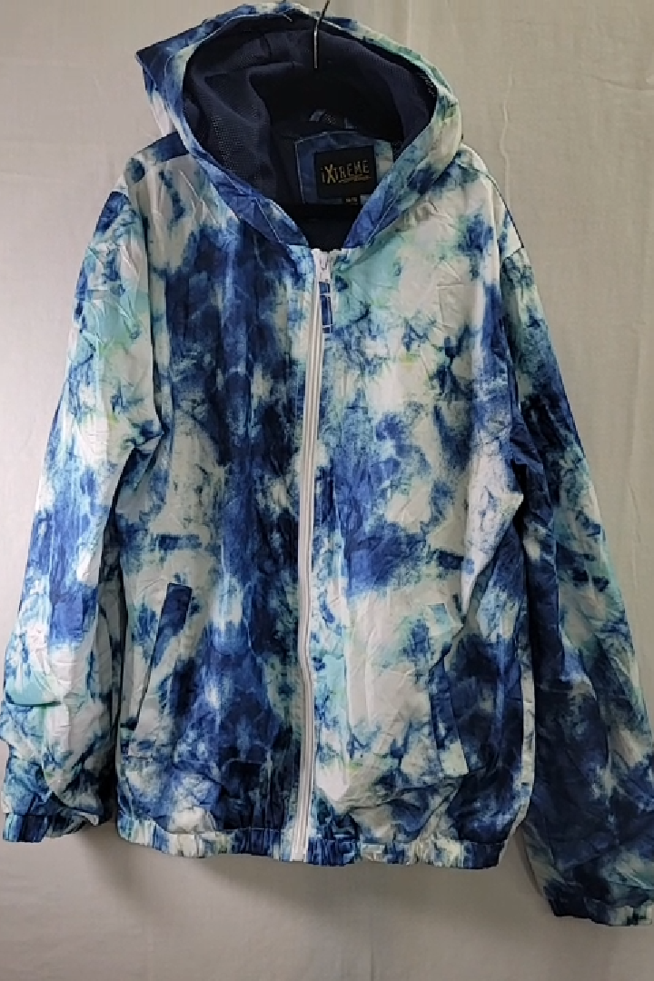 iXTREME Tie-Dye Hooded Rain Jacket Kid's Size 14/16(XL)