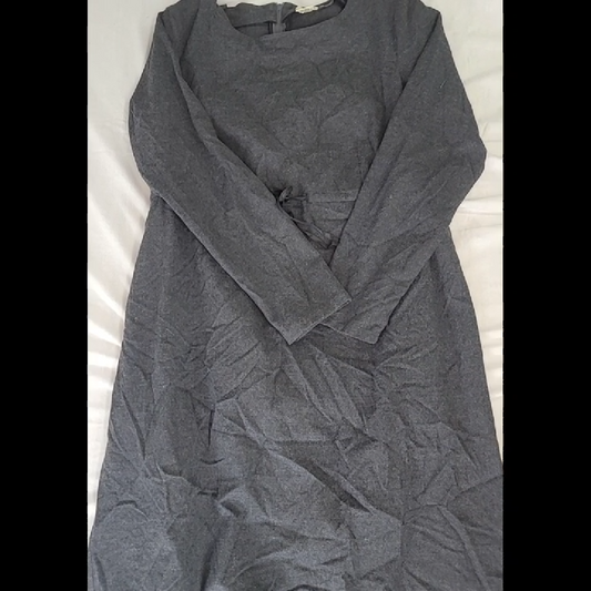 Eddie Bauer Gray Long Sleeve Dress