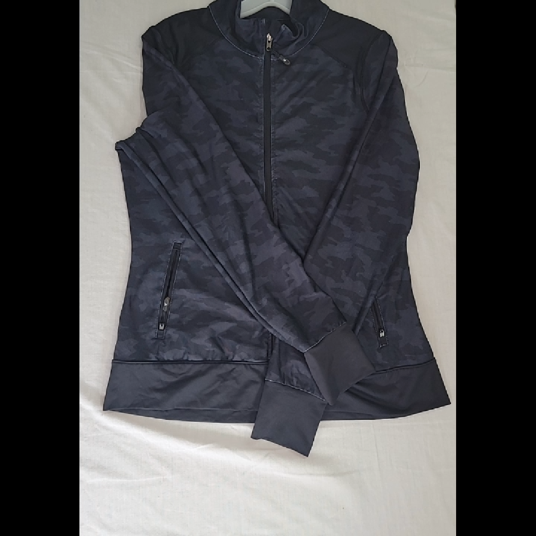 Kyodan Women's Dark Navy Camouflage Jacket