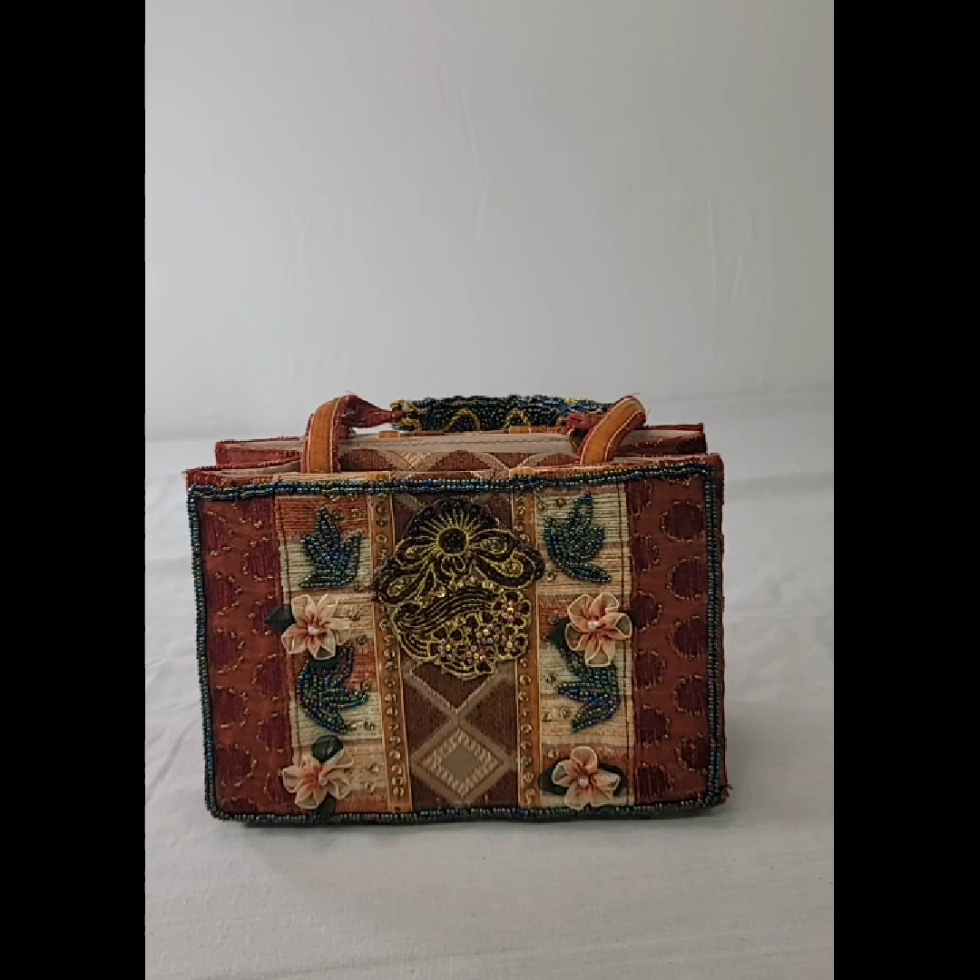 Beaded Embellished Small Handbag