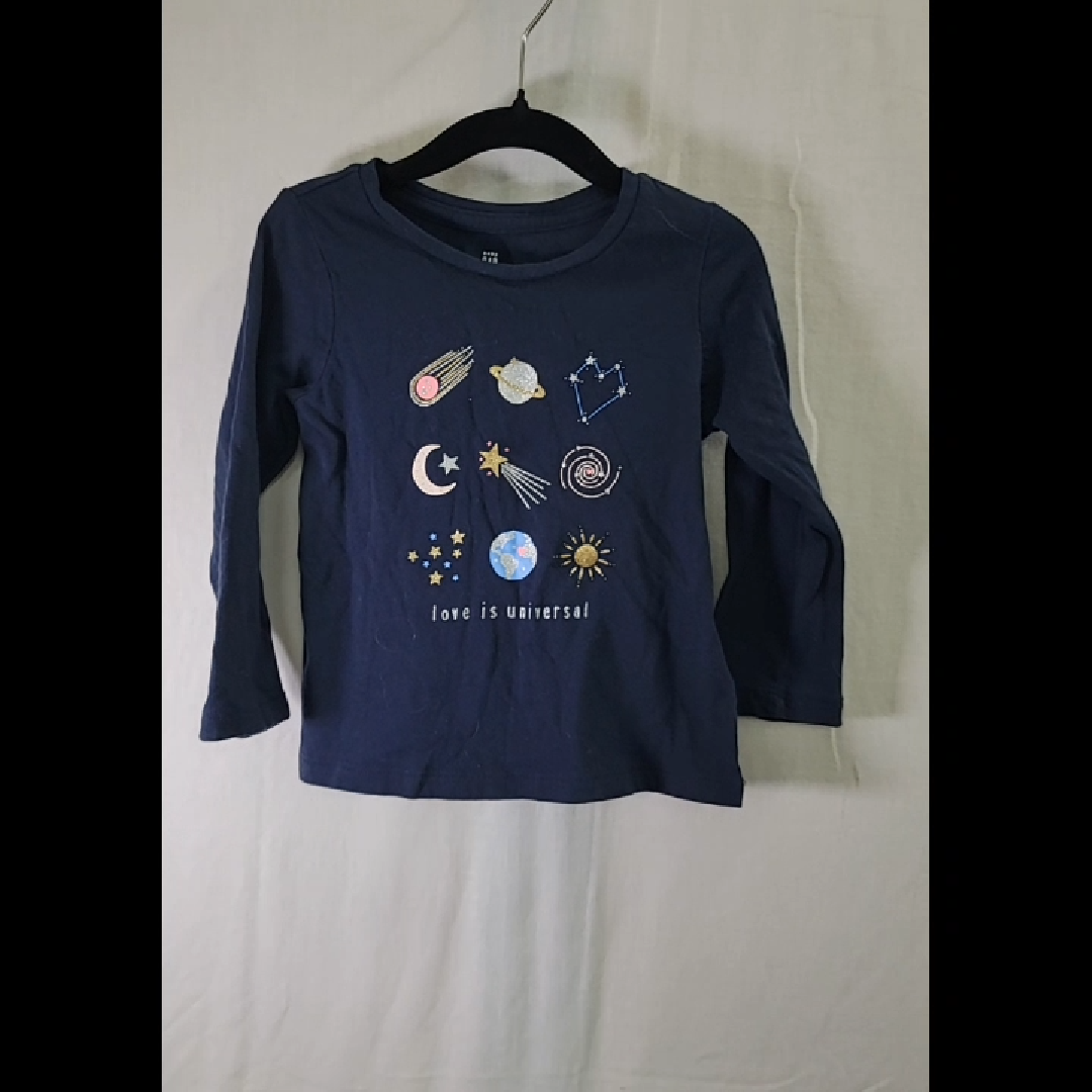 Baby GAP Toddler Long Sleeve Tee with Space Design Size 3T