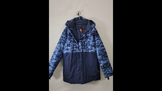 Children's Place Double Zip-In Winter Coat Size M