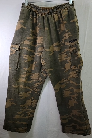 Vintage AND1 Basketball Men's Wide Leg Cargo Sweatpants Camo Size L