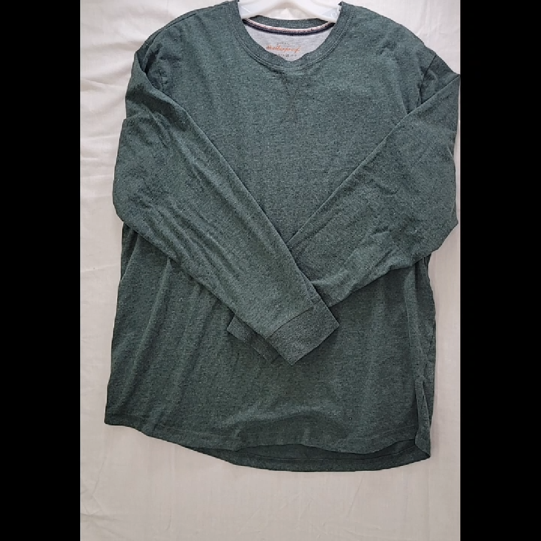 Men's Long Sleeve Vintage T-Shirt - XXL Green