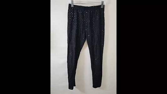 Black Sparkly Pants Size 12