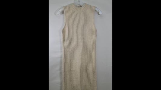 Rib Knit Nylon Dress Size S
