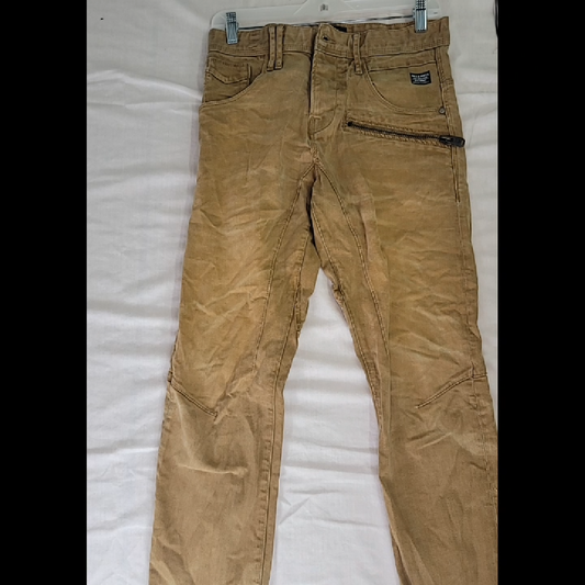 Jack & Jones Anti Fit Stan Mustard Brown Jeans Size 30W x 30L