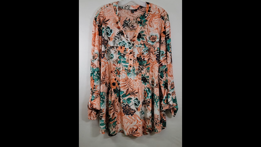 Cocomo Woman Floral Blouse Size 3X