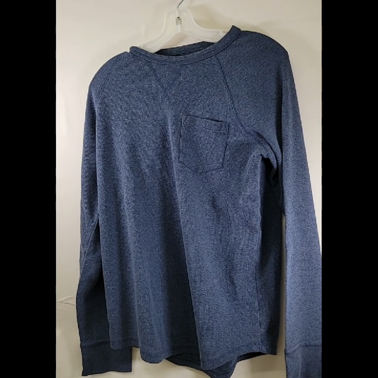 Men's Navy Blue Long Sleeve Top