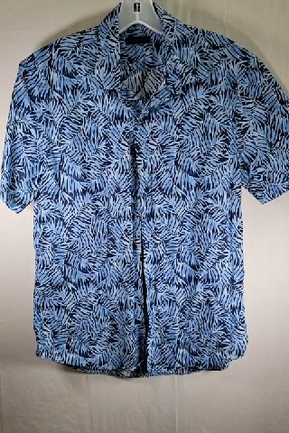 Zachary Brel Men's Short Sleeve Button-Down Shirt Size M