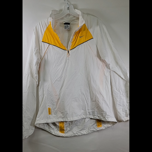 Nike White and Yellow Jacket