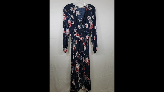 Kormei Floral High Low Dress Size M