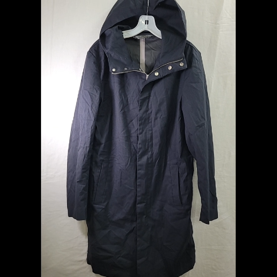 Zara Man Hooded Mid-Length Trench Coat Size M