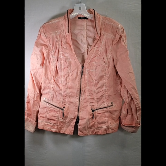 Biba Peach Tie-Dye Jacket Size L