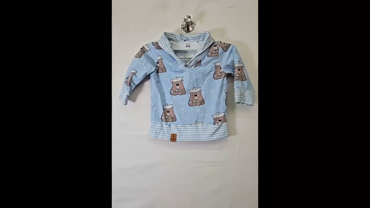 Teddy Bear Sailor Top Size 9-12 MO