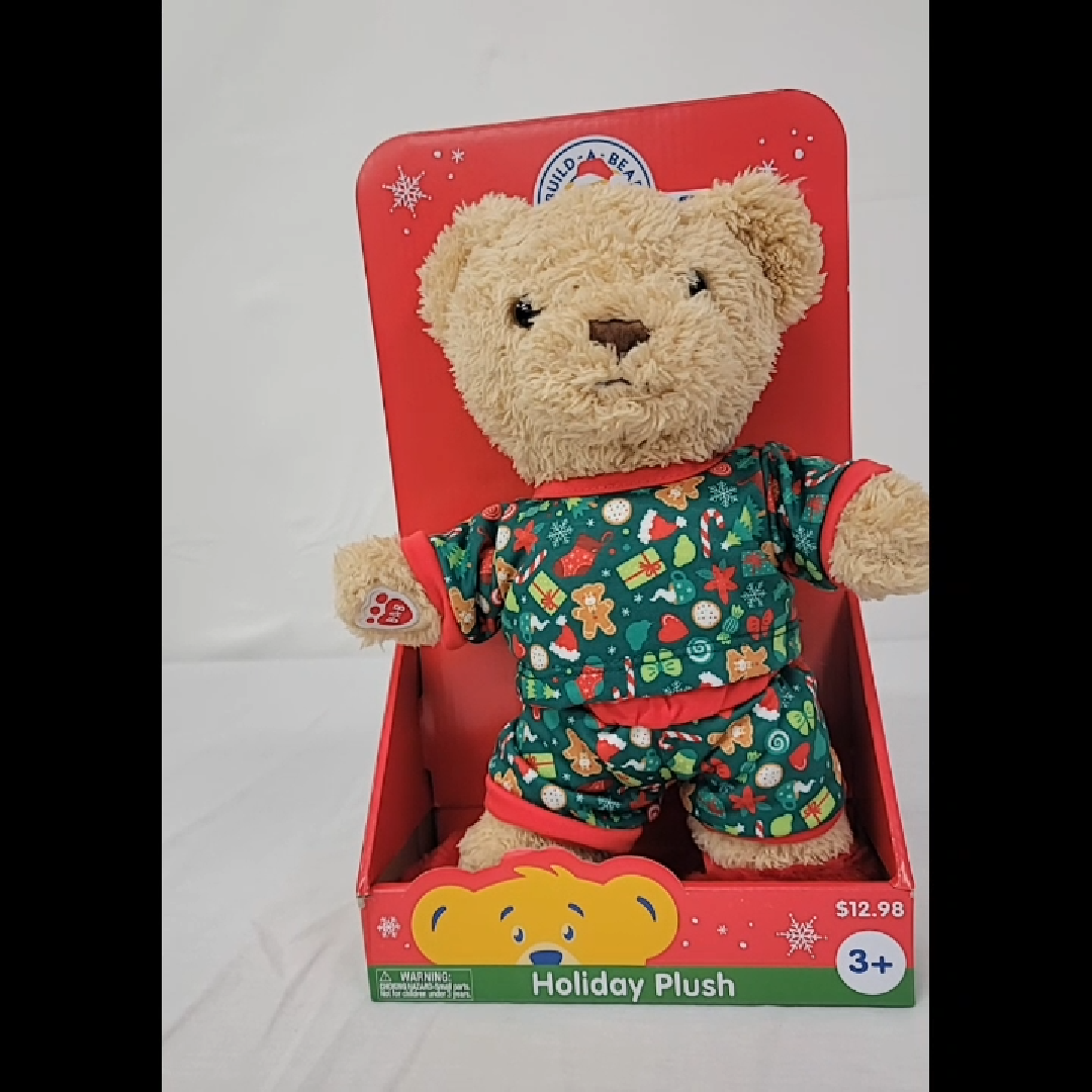 Build-A-Bear Holiday Plush Teddy Bear