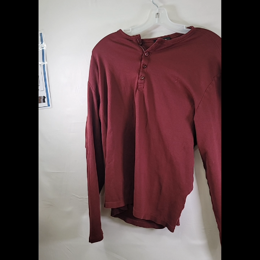 Stylish Burgundy Long Sleeve Shirt
