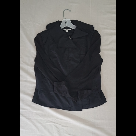 Women's Bar III Zip-Front Jacket - Black, Size Medium