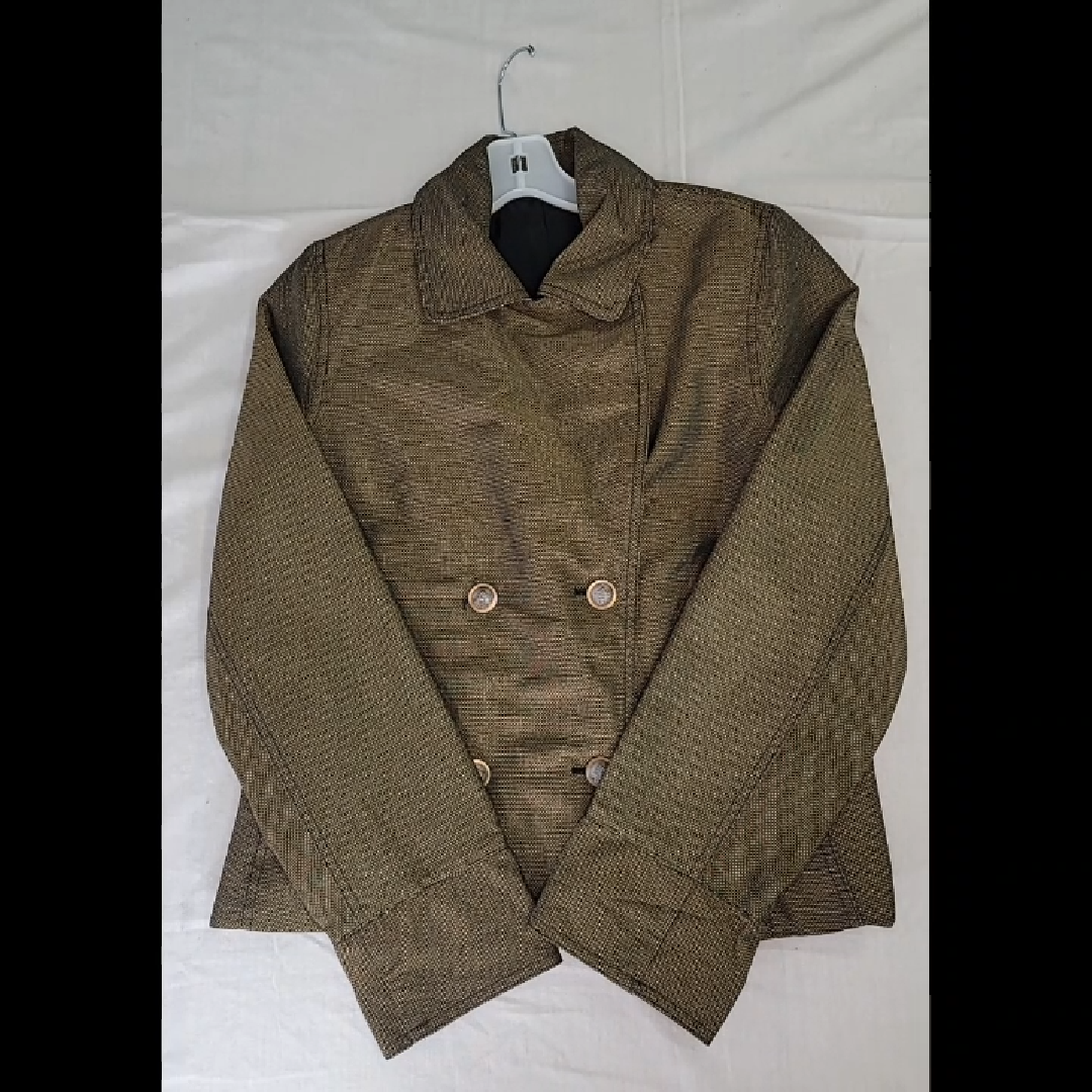 Stylish Brown Double-Breasted Jacket