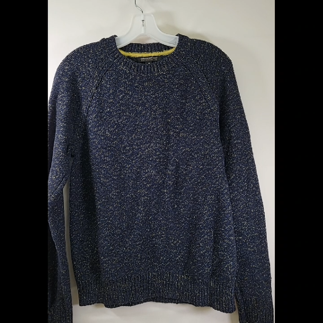 Navy Blue Speckled Sweater