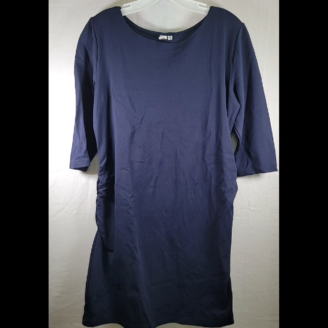Embrace Your Bump Dark Navy Maternity Dress Size S
